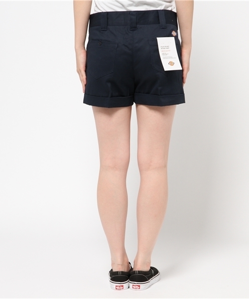 Dickies（ディッキーズ）の「センタープレス入りカラーショーツ（その他パンツ・レディース・グリーン/ダークネイビー/ヘザ－グレー/オレンジ/ベージュ・26inch/27inch/28inch）」の11枚目の写真