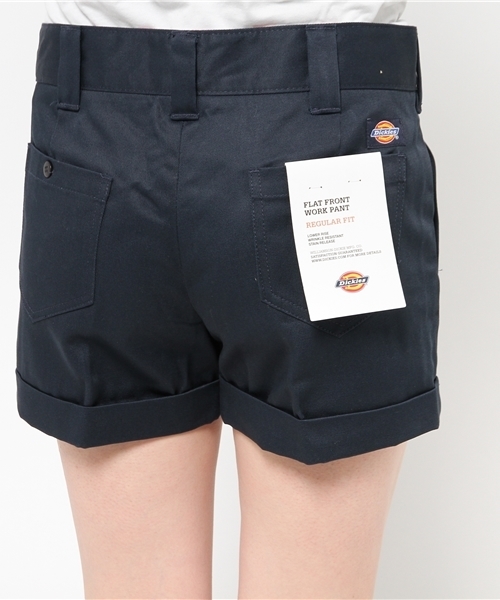 Dickies（ディッキーズ）の「センタープレス入りカラーショーツ（その他パンツ・レディース・グリーン/ダークネイビー/ヘザ－グレー/オレンジ/ベージュ・26inch/27inch/28inch）」の13枚目の写真