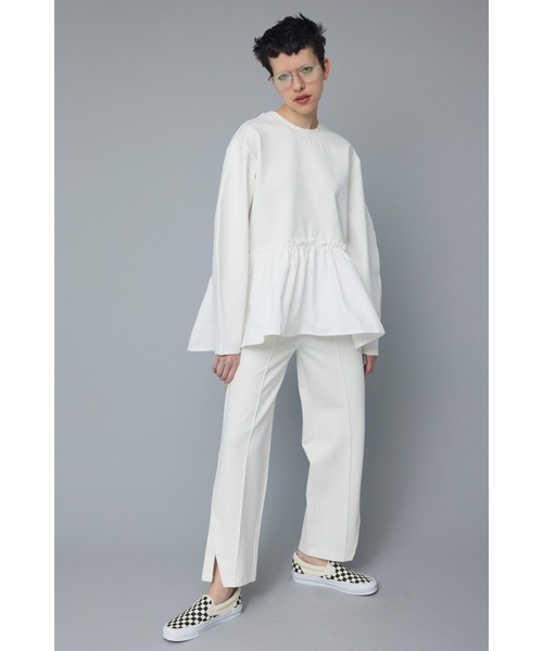 HeRIN.CYE（ヘリンドットサイ）の「Ponte frill tops ポンチフリル