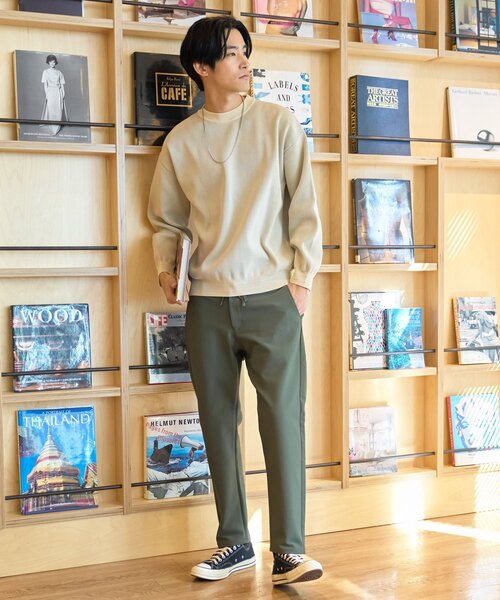 THE SHOP TK (ザ ショップ ティーケー )の「◆【裏表2WAY/軽量】リバーシブル畦ニット(ニット/セーター・メンズ・オフホワイト/サックスブルー/ネイビー/ベビーピンク/ライトグレー・03/02/04)」の22枚目の写真