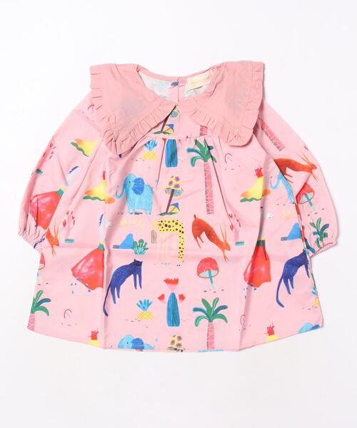 aimoha（アイモハ）の「【aimoha-KIDS-】かわいい大き襟ワンピース（ワンピース・キッズ・ピンク・90/100/110/120/130/140）」の8枚目の写真