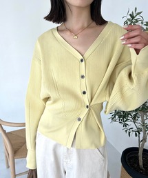 mystic | 【5色展開】レイヤードボタンカーディガン(カーディガン/ボレロ)