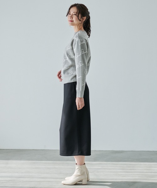 Arnold Palmer（アーノルドパーマー）の「レガシーロゴ JGD ニット プルオーバー（ニット/セーター・レディース・ネイビー/グレー・S/M/L）」の13枚目の写真