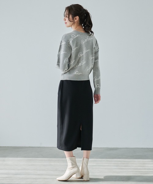 Arnold Palmer（アーノルドパーマー）の「レガシーロゴ JGD ニット プルオーバー（ニット/セーター・レディース・ネイビー/グレー・S/M/L）」の15枚目の写真