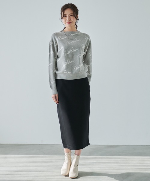 Arnold Palmer（アーノルドパーマー）の「レガシーロゴ JGD ニット プルオーバー（ニット/セーター・レディース・ネイビー/グレー・S/M/L）」の11枚目の写真