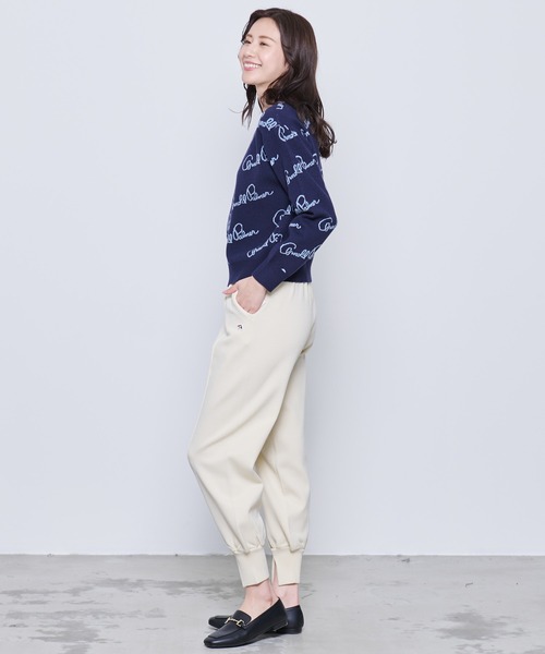 Arnold Palmer（アーノルドパーマー）の「レガシーロゴ JGD ニット プルオーバー（ニット/セーター・レディース・ネイビー/グレー・S/M/L）」の8枚目の写真