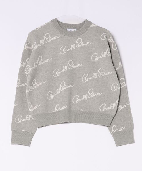 Arnold Palmer（アーノルドパーマー）の「レガシーロゴ JGD ニット プルオーバー（ニット/セーター・レディース・ネイビー/グレー・S/M/L）」の19枚目の写真