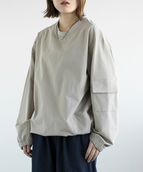 aimoha(アイモハ)の「aimoha men FUNCTIONAL SWEAT ファンクショナルクルーネックスウェット吸水速乾(スウェット・メンズ・ブラック/ベージュ/ダークグレー・LARGE/X-LARGE/XX-LARGE/XXX-LARGE)」の3枚目の写真