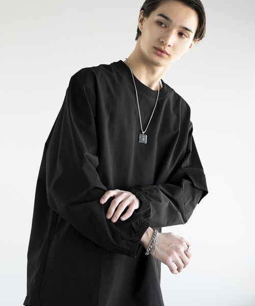 aimoha(アイモハ)の「aimoha men FUNCTIONAL SWEAT ファンクショナルクルーネックスウェット吸水速乾(スウェット・メンズ・ブラック/ベージュ/ダークグレー・LARGE/X-LARGE/XX-LARGE/XXX-LARGE)」の1枚目の写真
