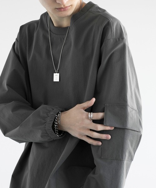 aimoha(アイモハ)の「aimoha men FUNCTIONAL SWEAT ファンクショナルクルーネックスウェット吸水速乾(スウェット・メンズ・ブラック/ベージュ/ダークグレー・LARGE/X-LARGE/XX-LARGE/XXX-LARGE)」の19枚目の写真