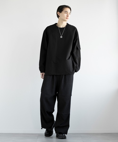 aimoha(アイモハ)の「aimoha men FUNCTIONAL SWEAT ファンクショナルクルーネックスウェット吸水速乾(スウェット・メンズ・ブラック/ベージュ/ダークグレー・LARGE/X-LARGE/XX-LARGE/XXX-LARGE)」の5枚目の写真