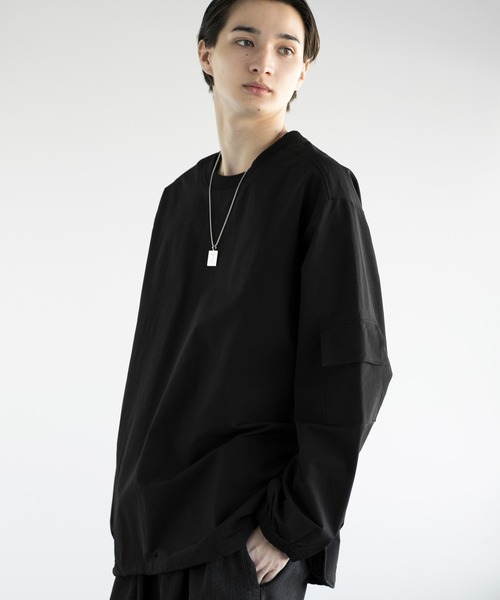aimoha(アイモハ)の「aimoha men FUNCTIONAL SWEAT ファンクショナルクルーネックスウェット吸水速乾(スウェット・メンズ・ブラック/ベージュ/ダークグレー・LARGE/X-LARGE/XX-LARGE/XXX-LARGE)」の9枚目の写真