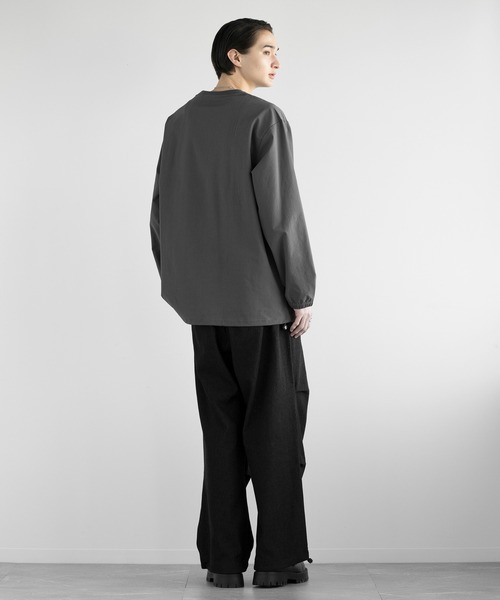 aimoha(アイモハ)の「aimoha men FUNCTIONAL SWEAT ファンクショナルクルーネックスウェット吸水速乾(スウェット・メンズ・ブラック/ベージュ/ダークグレー・LARGE/X-LARGE/XX-LARGE/XXX-LARGE)」の12枚目の写真