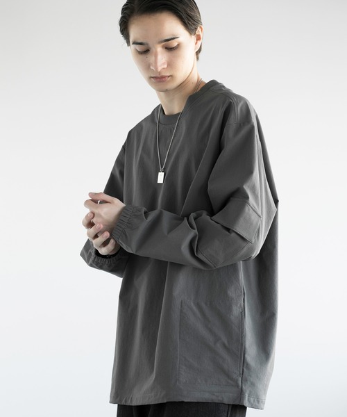 aimoha(アイモハ)の「aimoha men FUNCTIONAL SWEAT ファンクショナルクルーネックスウェット吸水速乾(スウェット・メンズ・ブラック/ベージュ/ダークグレー・LARGE/X-LARGE/XX-LARGE/XXX-LARGE)」の17枚目の写真