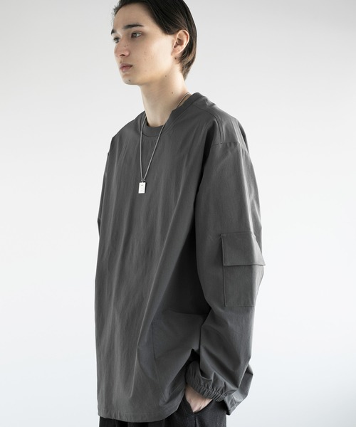 aimoha(アイモハ)の「aimoha men FUNCTIONAL SWEAT ファンクショナルクルーネックスウェット吸水速乾(スウェット・メンズ・ブラック/ベージュ/ダークグレー・LARGE/X-LARGE/XX-LARGE/XXX-LARGE)」の18枚目の写真