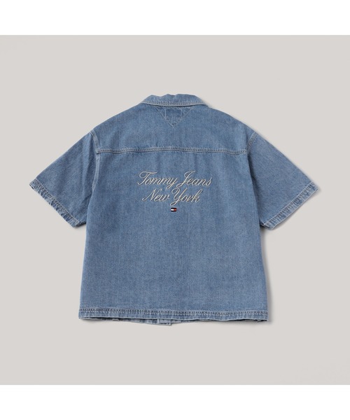 tommy jeans（トミー ジーンズ）の「ラグジュアリーセリフデニムスケートシャツ（シャツ/ブラウス・メンズ・インディゴブルー・LARGE/MEDIUM/SMALL/X-LARGE）」の8枚目の写真