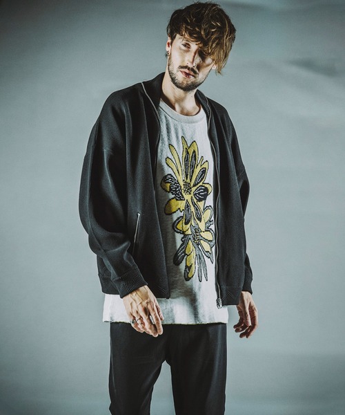 NO ID.(ノーアイディ)の「【NO ID.】Flower JQ Knit Pullover / フラワー JQ ニット プルオーバー(ニット/セーター・メンズ・イエロー/グリーン/ブルー・ONE SIZE)」の11枚目の写真