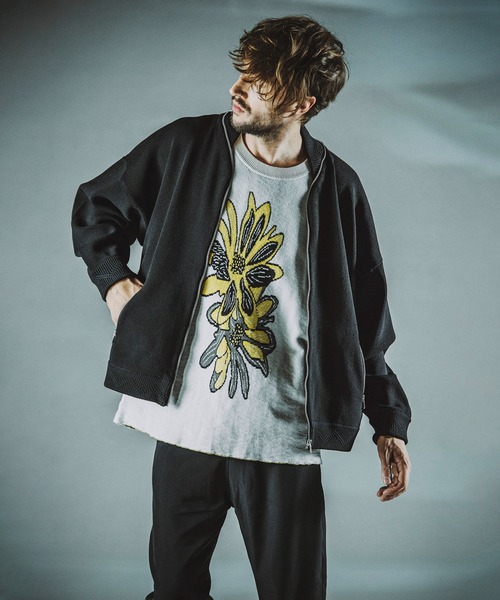 NO ID.(ノーアイディ)の「【NO ID.】Flower JQ Knit Pullover / フラワー JQ ニット プルオーバー(ニット/セーター・メンズ・イエロー/グリーン/ブルー・ONE SIZE)」の12枚目の写真