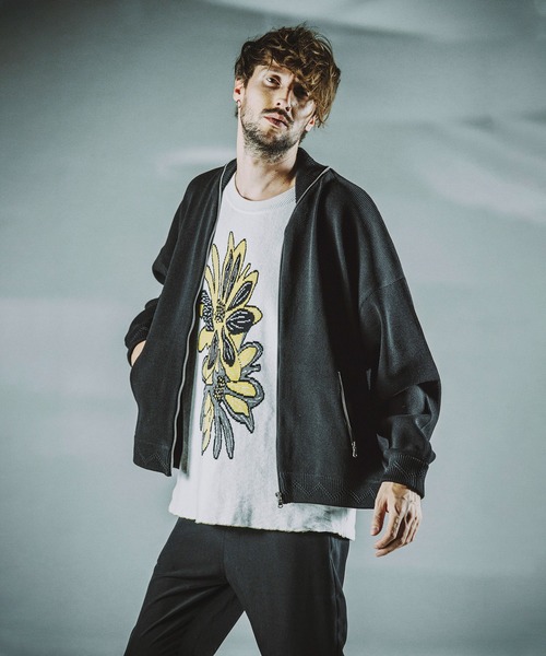 NO ID.(ノーアイディ)の「【NO ID.】Flower JQ Knit Pullover / フラワー JQ ニット プルオーバー(ニット/セーター・メンズ・イエロー/グリーン/ブルー・ONE SIZE)」の13枚目の写真