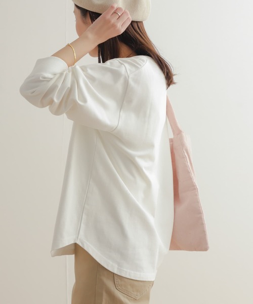 URBAN RESEARCH DOORS（アーバンリサーチドアーズ）の「『別注』beej×DOORS　ロゴトートバッグ（トートバッグ・レディース・ピンク/ナチュラル・-）」の15枚目の写真