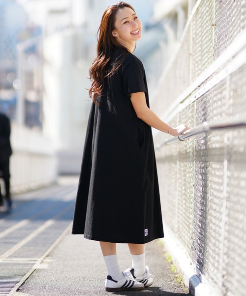 CHUMS(チャムス)の「CHUMS/チャムス ワンピース Tシャツ CH18-1259(ワンピース・レディース・ネイビー/グレイッシュベージュ/ブラック・M/L)」の7枚目の写真