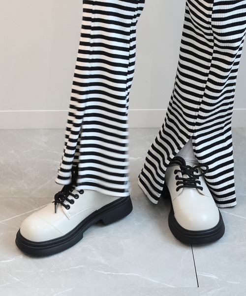 shoes365(シューズスリーシックスファイヴ)の「【shoes365】ラウンドトゥ厚底 ドレスシューズ(ドレスシューズ・レディース・ブラック/オフホワイト/ブラウン・22.5cm/23.0cm/23.5cm/24.0cm/24.5cm/25.0cm)」の19枚目の写真