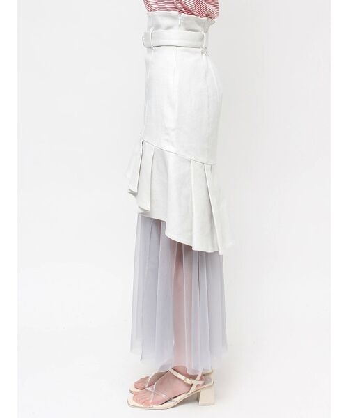 【セール】チュールドッキングデニムスカート（スカート）｜dazzlin（ダズリン） pattayablatt.com