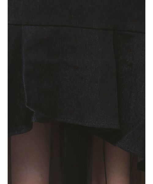 【セール】チュールドッキングデニムスカート（スカート）｜dazzlin（ダズリン） pattayablatt.com