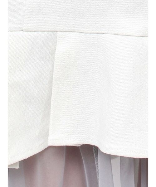 【セール】チュールドッキングデニムスカート（スカート）｜dazzlin（ダズリン） pattayablatt.com