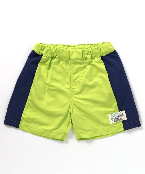 BREEZE(ブリーズ)の「【UVカット】切替ビーチショーツ(水着・キッズ・ブルー/レインボー/ライム/オレンジ・80/90/100/110/120/130/140/150)」の19枚目の写真