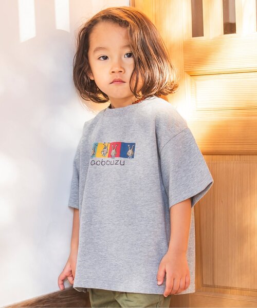 セール】aobouzuコラボ フロント刺繍Tシャツ (コドモ）（T
