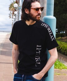 1piu1uguale3 RELAX | 【当店独占販売】 1PIU1UGUALE3 RELAX  ロゴ ラインストーン 半袖 Tシャツ(Tシャツ/カットソー)