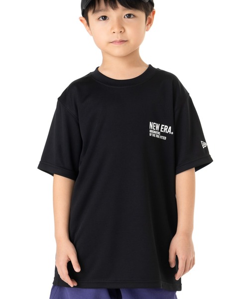 新品未使用　吸湿速乾　NEW ERA ブラックシャツ Lサイズ セール】吸水速乾 接触冷感 ドライTシャツ 半袖 ビッグ