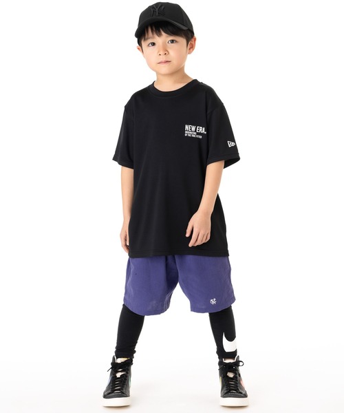 NEW ERA(ニューエラ)の「ニューエラ キッズ 半袖Tシャツ吸汗速乾 ONSPOTZ別注(Tシャツ/カットソー・キッズ・ブラック/ホワイト/ネイビー/グレー・130/140/150/160)」の8枚目の写真