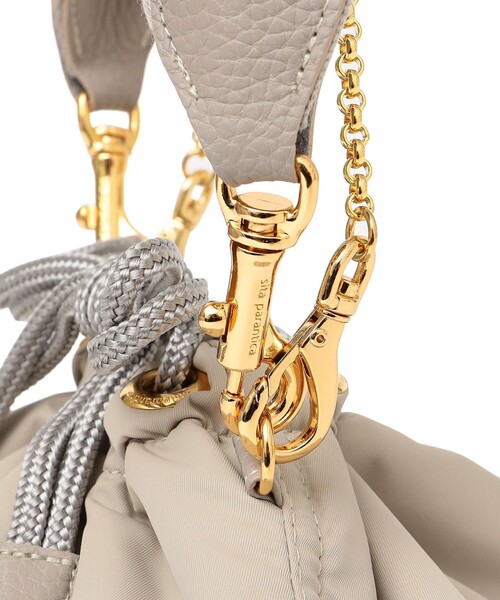 sita parantica（シータパランティカ）の「sita parantica:ドロスト バッグ（ショルダーバッグ・レディース・ベージュ/ブラック・ONE SIZE）」の11枚目の写真