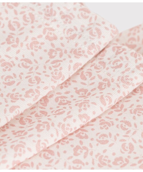 PETIT BATEAU（プチバトー）の「レギンス（レギンス/スパッツ・キッズ・ホワイト×ピンク・12MONTH/18MONTH/24MONTH/36MONTH）」の3枚目の写真