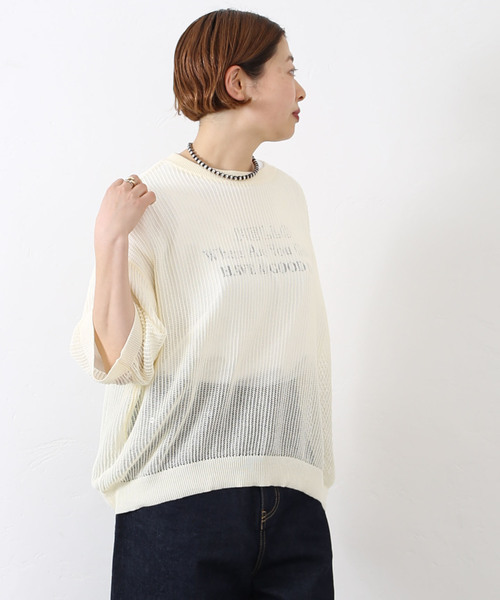 最終値下　JOURNAL STANDARD LUXE メッシュクルーネックT メッシュ クルーネックTシャツ（Tシャツ/カットソー）｜JOURNAL