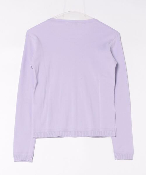 BENETTON (UNITED COLORS OF BENETTON)(ベネトンユナイテッドカラーズオブベネトン)の「コットン100%無地クルーネック長袖カーディガン(カーディガン/ボレロ・レディース・ピンク/ライトブルー/ラベンダー/ブルー・X-SMALL/SMALL/MEDIUM/LARGE)」の5枚目の写真