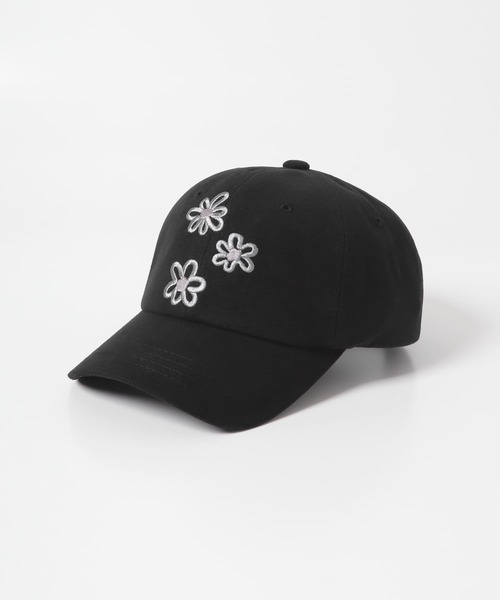 SENSE OF PLACE by URBAN RESEARCH(センスオブプレイスバイアーバンリサーチ)の「ポップアートフラワーシシュウキャップ(キャップ・メンズ・チャコールグレー/ブラック・ONE)」の14枚目の写真