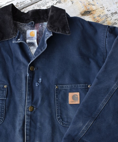 カーハート チョアコート カバーオール 90s ヴィンテージ 90s CARHARTT カーハート チョアコート 44 ネイビー USA - メルカリ