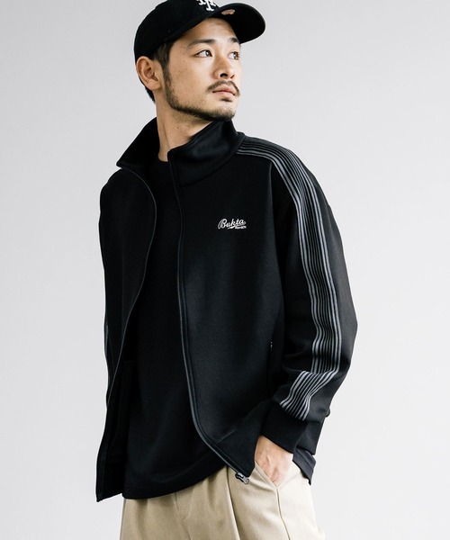 Bukta バクタ ワンポイントロゴ刺繍トラックジャケット（ブルゾン）｜Rocky Monroe（ロッキーモンロー）