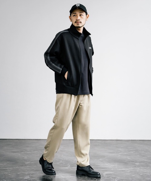 Bukta バクタ ワンポイントロゴ刺繍トラックジャケット（ブルゾン）｜Rocky Monroe（ロッキーモンロー）