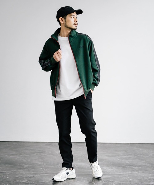 Bukta バクタ ワンポイントロゴ刺繍トラックジャケット（ブルゾン）｜Rocky Monroe（ロッキーモンロー）