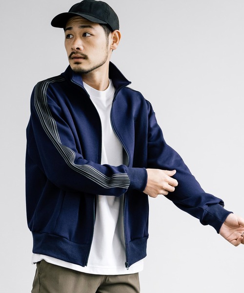 Bukta バクタ ワンポイントロゴ刺繍トラックジャケット（ブルゾン）｜Rocky Monroe（ロッキーモンロー）