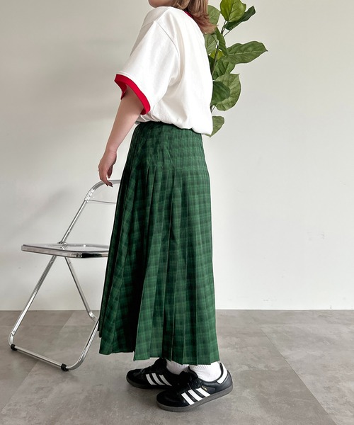 ♡極美品♡ ドゥロワー　ウィンドウペインプリーツスカート　2024　定価13万 ♡極美品♡ ドゥロワー ウィンドウペインプリーツスカート 2024 定価13