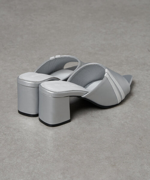 RAY CASSIN（レイカズン）の「オープントゥラインミュール（サンダル・レディース・シルバー/ブラック/ホワイト・M/S/L）」の20枚目の写真