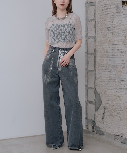 RAY CASSIN（レイカズン）の「５分袖レースT（その他トップス・レディース・ブラック/スカイブルー/ホワイト・FREE）」の16枚目の写真