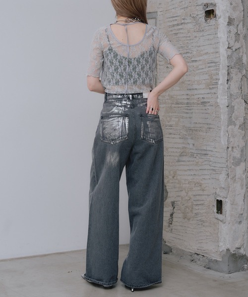 RAY CASSIN（レイカズン）の「５分袖レースT（その他トップス・レディース・ブラック/スカイブルー/ホワイト・FREE）」の19枚目の写真