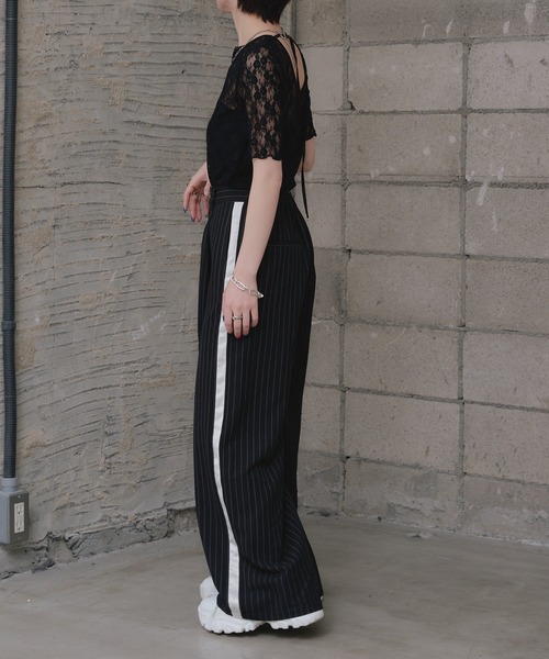 RAY CASSIN（レイカズン）の「５分袖レースT（その他トップス・レディース・ブラック/スカイブルー/ホワイト・FREE）」の12枚目の写真