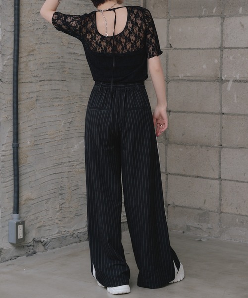 RAY CASSIN（レイカズン）の「５分袖レースT（その他トップス・レディース・ブラック/スカイブルー/ホワイト・FREE）」の14枚目の写真